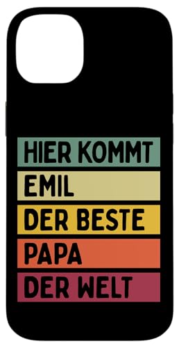 Hier Kommt Emil Der Beste Papa Der Welt Vatertag Retro Hülle für iPhone 14 Plus Hier Kommt Emil Der Beste Papa Der Welt Vatertag Retro Hülle für iPhone 14 Plus von Personalisierte Geschenke Emil