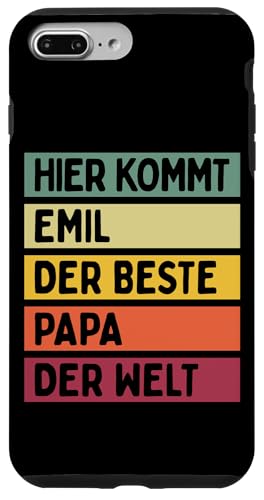 Hier Kommt Emil Der Beste Papa Der Welt Vatertag Retro Hülle für iPhone 7 Plus/8 Plus Hier Kommt Emil Der Beste Papa Der Welt Vatertag Retro Hülle für iPhone 7 Plus/8 Plus von Personalisierte Geschenke Emil