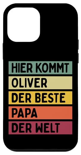 Hier Kommt Oliver Der Beste Papa Der Welt Vatertag Retro Hülle für iPhone 12 mini Hier Kommt Oliver Der Beste Papa Der Welt Vatertag Retro Hülle für iPhone 12 mini von Personalisierte Geschenke Oliver