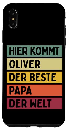 Hier Kommt Oliver Der Beste Papa Der Welt Vatertag Retro Hülle für iPhone XS Max Hier Kommt Oliver Der Beste Papa Der Welt Vatertag Retro Hülle für iPhone XS Max von Personalisierte Geschenke Oliver