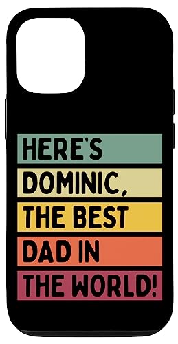 Hier ist Dominic, der beste Vater der Welt, Vatertag, Retro Hülle für iPhone 12/12 Pro Hier ist Dominic, der beste Vater der Welt, Vatertag, Retro Hülle für iPhone 12/12 Pro von Personalized Gift Ideas Dominic