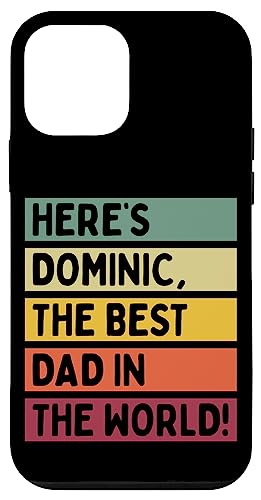 Hier ist Dominic, der beste Vater der Welt, Vatertag, Retro Hülle für iPhone 12 mini Hier ist Dominic, der beste Vater der Welt, Vatertag, Retro Hülle für iPhone 12 mini von Personalized Gift Ideas Dominic