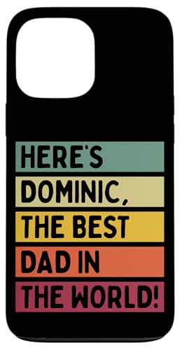 Hier ist Dominic, der beste Vater der Welt, Vatertag, Retro Hülle für iPhone 13 Pro Max Hier ist Dominic, der beste Vater der Welt, Vatertag, Retro Hülle für iPhone 13 Pro Max von Personalized Gift Ideas Dominic