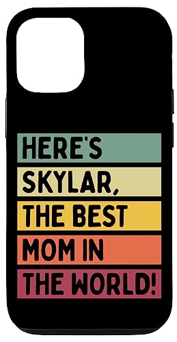Hier ist Skylar, die beste Mutter der Welt, Muttertags-Retro Hülle für iPhone 12/12 Pro Hier ist Skylar, die beste Mutter der Welt, Muttertags-Retro Hülle für iPhone 12/12 Pro von Personalized Gift Ideas Skylar