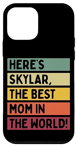 Hier ist Skylar, die beste Mutter der Welt, Muttertags-Retro Hülle für iPhone 12 mini Hier ist Skylar, die beste Mutter der Welt, Muttertags-Retro Hülle für iPhone 12 mini von Personalized Gift Ideas Skylar