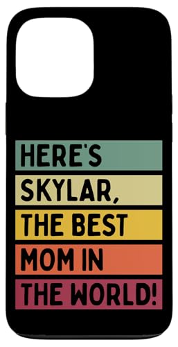 Hier ist Skylar, die beste Mutter der Welt, Muttertags-Retro Hülle für iPhone 13 Pro Max Hier ist Skylar, die beste Mutter der Welt, Muttertags-Retro Hülle für iPhone 13 Pro Max von Personalized Gift Ideas Skylar