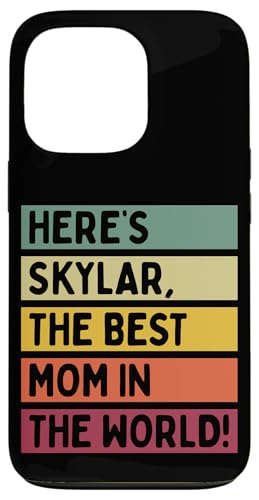 Hier ist Skylar, die beste Mutter der Welt, Muttertags-Retro Hülle für iPhone 13 Pro Hier ist Skylar, die beste Mutter der Welt, Muttertags-Retro Hülle für iPhone 13 Pro von Personalized Gift Ideas Skylar