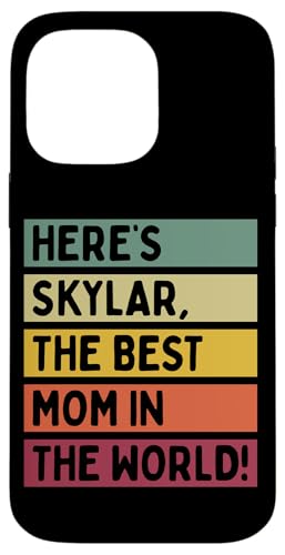 Hier ist Skylar, die beste Mutter der Welt, Muttertags-Retro Hülle für iPhone 14 Pro Max Hier ist Skylar, die beste Mutter der Welt, Muttertags-Retro Hülle für iPhone 14 Pro Max von Personalized Gift Ideas Skylar