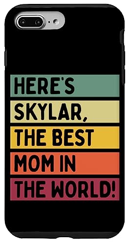 Hier ist Skylar, die beste Mutter der Welt, Muttertags-Retro Hülle für iPhone 7 Plus/8 Plus Hier ist Skylar, die beste Mutter der Welt, Muttertags-Retro Hülle für iPhone 7 Plus/8 Plus von Personalized Gift Ideas Skylar