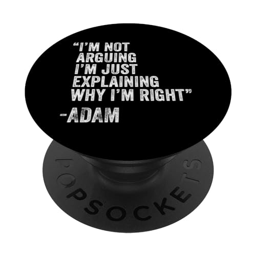 ADAM Zitat Lustiger Geburtstag Custom Name Idee Ingenieur PopSockets Klebender PopGrip ADAM Zitat Lustiger Geburtstag Custom Name Idee Ingenieur PopSockets Klebender PopGrip von Personalized Name Fathers Day outfit For Men