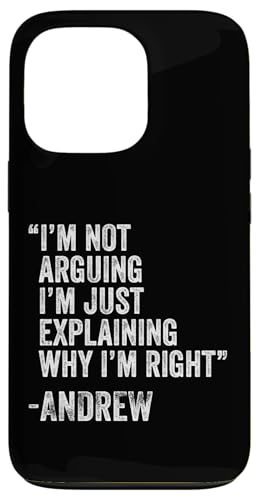 Andrew Zitat Lustiger Geburtstag Custom Name Idee Ingenieur Hülle für iPhone 13 Pro von Personalized Name Fathers Day outfit For Men