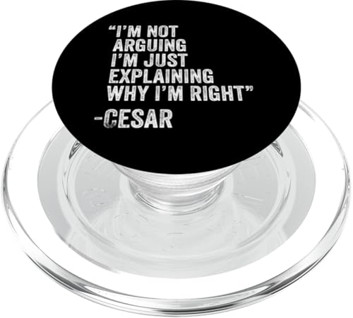 Cesar Zitat Lustiger Geburtstag Custom Name Idee Ingenieur PopSockets PopGrip für MagSafe Cesar Zitat Lustiger Geburtstag Custom Name Idee Ingenieur PopSockets PopGrip für MagSafe von Personalized Name Fathers Day outfit For Men