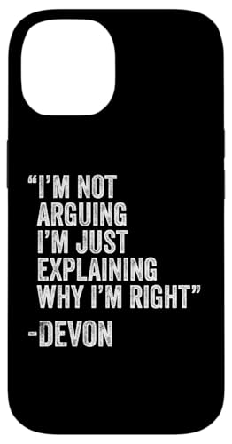 Devon-Zitat Lustiger Geburtstag Benutzerdefinierte Name Idee Ingenieur Hülle für iPhone 14 Devon-Zitat Lustiger Geburtstag Benutzerdefinierte Name Idee Ingenieur Hülle für iPhone 14 von Personalized Name Fathers Day outfit For Men