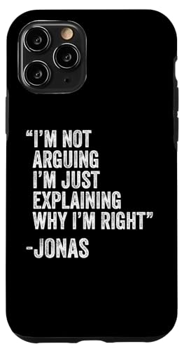 Jonas Zitat Lustiger Geburtstag Custom Name Idee Ingenieur Hülle für iPhone 11 Pro Jonas Zitat Lustiger Geburtstag Custom Name Idee Ingenieur Hülle für iPhone 11 Pro von Personalized Name Fathers Day outfit For Men