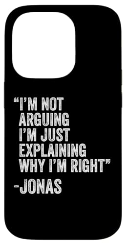 Jonas Zitat Lustiger Geburtstag Custom Name Idee Ingenieur Hülle für iPhone 14 Pro Jonas Zitat Lustiger Geburtstag Custom Name Idee Ingenieur Hülle für iPhone 14 Pro von Personalized Name Fathers Day outfit For Men