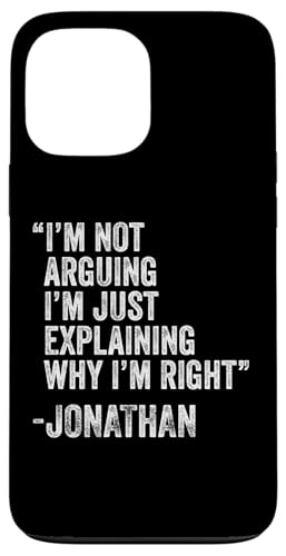 Jonathan Zitat Lustiger Geburtstag Custom Name Idee Ingenieur Hülle für iPhone 13 Pro Max Jonathan Zitat Lustiger Geburtstag Custom Name Idee Ingenieur Hülle für iPhone 13 Pro Max von Personalized Name Fathers Day outfit For Men