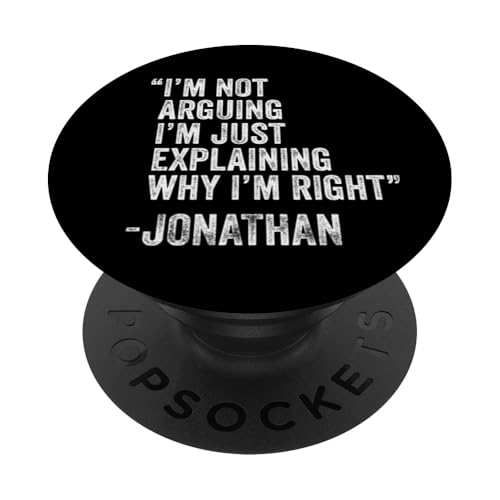 Jonathan Zitat Lustiger Geburtstag Custom Name Idee Ingenieur PopSockets Klebender PopGrip Jonathan Zitat Lustiger Geburtstag Custom Name Idee Ingenieur PopSockets Klebender PopGrip von Personalized Name Fathers Day outfit For Men