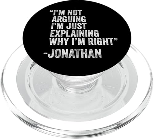 Jonathan Zitat Lustiger Geburtstag Custom Name Idee Ingenieur PopSockets PopGrip für MagSafe Jonathan Zitat Lustiger Geburtstag Custom Name Idee Ingenieur PopSockets PopGrip für MagSafe von Personalized Name Fathers Day outfit For Men