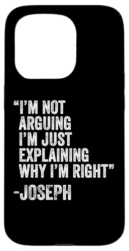 Joseph Zitat Lustiger Geburtstag Custom Name Idee Ingenieur Hülle für iPhone 15 Pro Joseph Zitat Lustiger Geburtstag Custom Name Idee Ingenieur Hülle für iPhone 15 Pro von Personalized Name Fathers Day outfit For Men