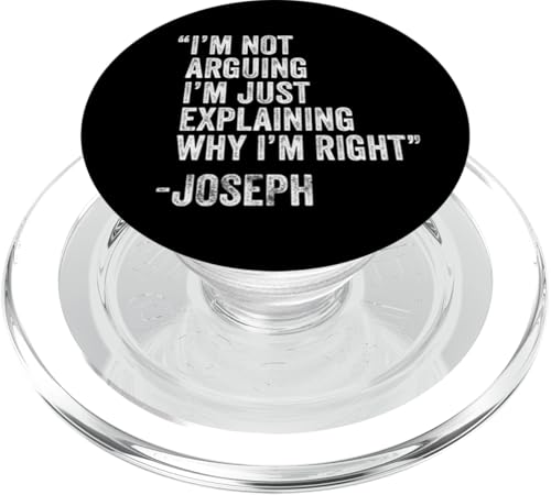 Joseph Zitat Lustiger Geburtstag Custom Name Idee Ingenieur PopSockets PopGrip für MagSafe Joseph Zitat Lustiger Geburtstag Custom Name Idee Ingenieur PopSockets PopGrip für MagSafe von Personalized Name Fathers Day outfit For Men