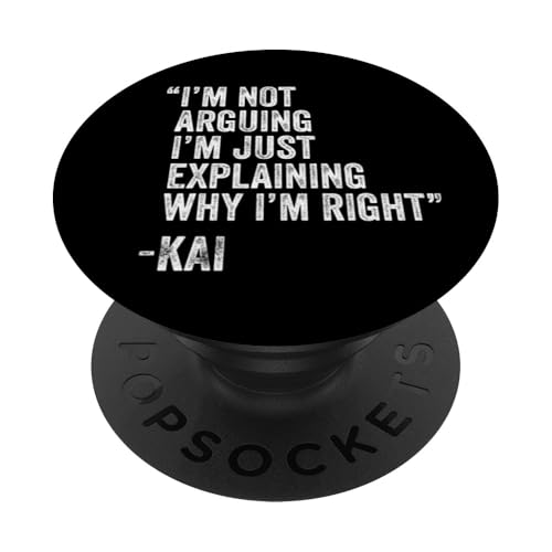 KAI Zitat Lustiger Geburtstag Custom Name Idee Ingenieur PopSockets Klebender PopGrip KAI Zitat Lustiger Geburtstag Custom Name Idee Ingenieur PopSockets Klebender PopGrip von Personalized Name Fathers Day outfit For Men