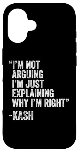 KASH Zitat Lustiger Geburtstag Custom Name Idee Ingenieur Hülle für iPhone 16 KASH Zitat Lustiger Geburtstag Custom Name Idee Ingenieur Hülle für iPhone 16 von Personalized Name Fathers Day outfit For Men