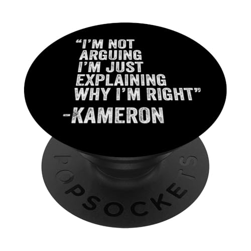 Kameron Zitat Lustiger Geburtstag Custom Name Idee Ingenieur PopSockets Klebender PopGrip Kameron Zitat Lustiger Geburtstag Custom Name Idee Ingenieur PopSockets Klebender PopGrip von Personalized Name Fathers Day outfit For Men