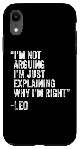 LEO Zitat Lustiger Geburtstag Custom Name Idee Ingenieur Hülle für iPhone XR von Personalized Name Fathers Day outfit For Men