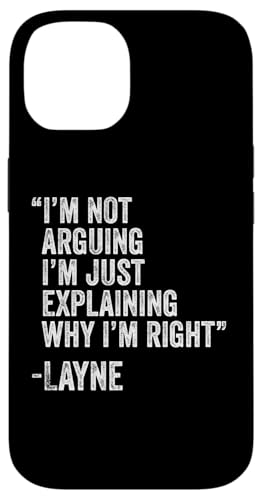 Layne Zitat Lustiger Geburtstag Custom Name Idee Ingenieur Hülle für iPhone 14 von Personalized Name Fathers Day outfit For Men