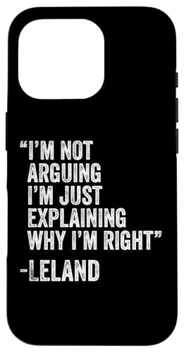 Leland Zitat Lustiger Geburtstag Custom Name Idee Ingenieur Hülle für iPhone 16 Pro Leland Zitat Lustiger Geburtstag Custom Name Idee Ingenieur Hülle für iPhone 16 Pro von Personalized Name Fathers Day outfit For Men