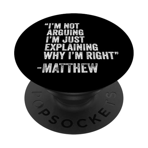 Matthew Zitat Lustiger Geburtstag Custom Name Idee Ingenieur PopSockets Klebender PopGrip Matthew Zitat Lustiger Geburtstag Custom Name Idee Ingenieur PopSockets Klebender PopGrip von Personalized Name Fathers Day outfit For Men