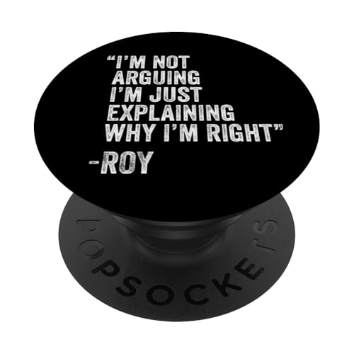 ROY Zitat Lustiger Geburtstag Custom Name Idee Ingenieur PopSockets Klebender PopGrip ROY Zitat Lustiger Geburtstag Custom Name Idee Ingenieur PopSockets Klebender PopGrip von Personalized Name Fathers Day outfit For Men
