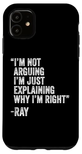 Ray Zitat Lustiger Geburtstag Custom Name Idee Ingenieur Hülle für iPhone 11 Ray Zitat Lustiger Geburtstag Custom Name Idee Ingenieur Hülle für iPhone 11 von Personalized Name Fathers Day outfit For Men