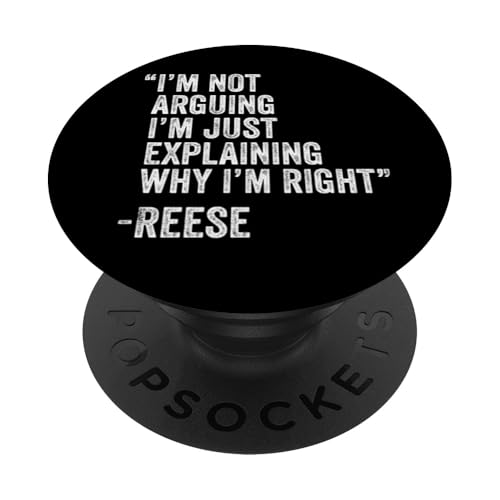 Reese Zitat Lustiger Geburtstag Custom Name Idee Ingenieur PopSockets Klebender PopGrip Reese Zitat Lustiger Geburtstag Custom Name Idee Ingenieur PopSockets Klebender PopGrip von Personalized Name Fathers Day outfit For Men