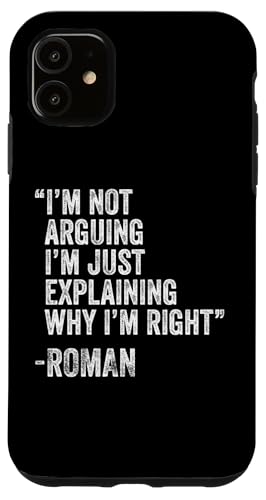 Romanisches Zitat Lustiger Geburtstag Custom Name Idee Ingenieur Hülle für iPhone 11 Romanisches Zitat Lustiger Geburtstag Custom Name Idee Ingenieur Hülle für iPhone 11 von Personalized Name Fathers Day outfit For Men