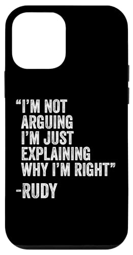 Rudy Zitat Lustiger Geburtstag Custom Name Idee Ingenieur Hülle für iPhone 12 mini Rudy Zitat Lustiger Geburtstag Custom Name Idee Ingenieur Hülle für iPhone 12 mini von Personalized Name Fathers Day outfit For Men