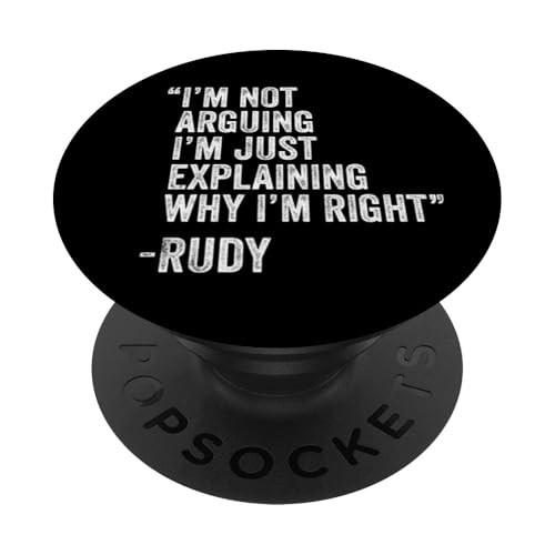 Rudy Zitat Lustiger Geburtstag Custom Name Idee Ingenieur PopSockets Klebender PopGrip Rudy Zitat Lustiger Geburtstag Custom Name Idee Ingenieur PopSockets Klebender PopGrip von Personalized Name Fathers Day outfit For Men