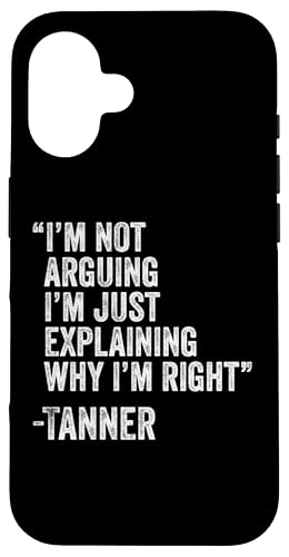Tanner Zitat Lustiger Geburtstag Custom Name Idee Ingenieur Hülle für iPhone 16 von Personalized Name Fathers Day outfit For Men