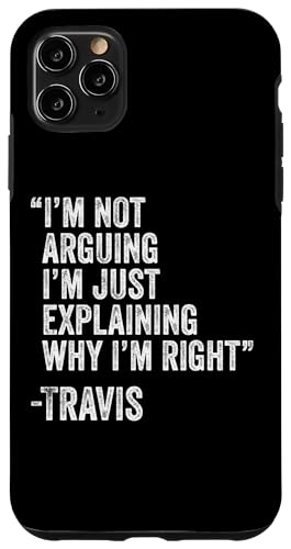 Travis Zitat Lustiger Geburtstag Custom Name Idee Ingenieur Hülle für iPhone 11 Pro Max Travis Zitat Lustiger Geburtstag Custom Name Idee Ingenieur Hülle für iPhone 11 Pro Max von Personalized Name Fathers Day outfit For Men