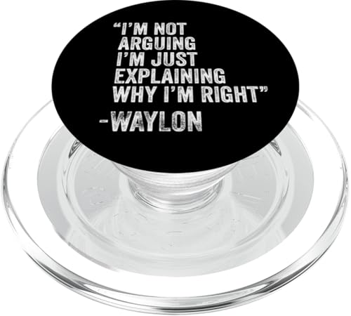 Waylon Zitat Lustiger Geburtstag Custom Name Idee Ingenieur PopSockets PopGrip für MagSafe Waylon Zitat Lustiger Geburtstag Custom Name Idee Ingenieur PopSockets PopGrip für MagSafe von Personalized Name Fathers Day outfit For Men
