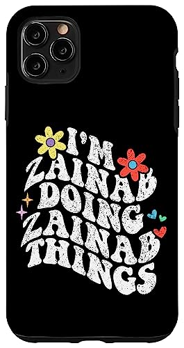 Groovy Im Zainab Doing Zainab Things Lustiger Muttertag Hülle für iPhone 11 Pro Max Groovy Im Zainab Doing Zainab Things Lustiger Muttertag Hülle für iPhone 11 Pro Max von Personalized Name Mothers Day outfit For Women