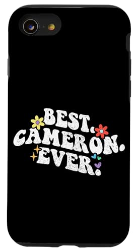 Retro Groovy Best Cameron Ever Vorname Muttertag Mädchen Hülle für iPhone SE (2020) / 7 / 8 von Personalized Name Mothers Day outfit For Women