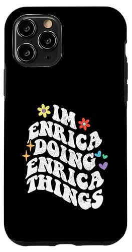 Retro Groovy I'm Enrica Doing Enrica Things Funny Mother Hülle für iPhone 11 Pro Retro Groovy I'm Enrica Doing Enrica Things Funny Mother Hülle für iPhone 11 Pro von Personalized Name Mothers Day outfit For Women