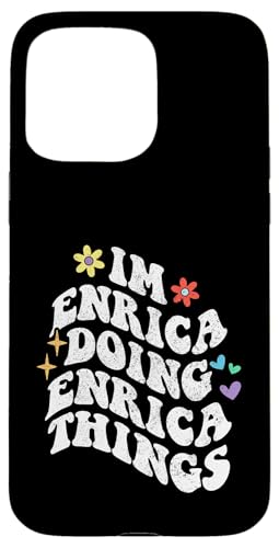 Retro Groovy I'm Enrica Doing Enrica Things Funny Mother Hülle für iPhone 15 Pro Max Retro Groovy I'm Enrica Doing Enrica Things Funny Mother Hülle für iPhone 15 Pro Max von Personalized Name Mothers Day outfit For Women