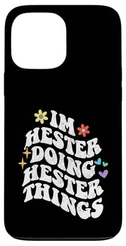 Retro Groovy I'm Hester Doing Hester Things Funny Mother's Hülle für iPhone 13 Pro Max Retro Groovy I'm Hester Doing Hester Things Funny Mother's Hülle für iPhone 13 Pro Max von Personalized Name Mothers Day outfit For Women
