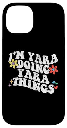 Retro Groovy Im Yara Doing Yara Things Lustiger Muttertag Hülle für iPhone 14 Retro Groovy Im Yara Doing Yara Things Lustiger Muttertag Hülle für iPhone 14 von Personalized Name Mothers Day outfit For Women