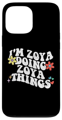 Retro Groovy Im Zoya Doing Zoya Things Lustiger Muttertag Hülle für iPhone 13 Pro Max Retro Groovy Im Zoya Doing Zoya Things Lustiger Muttertag Hülle für iPhone 13 Pro Max von Personalized Name Mothers Day outfit For Women