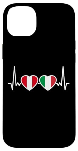Peru Italien Herzschlag Flagge Italiener Peruaner Hülle für iPhone 14 Plus Peru Italien Herzschlag Flagge Italiener Peruaner Hülle für iPhone 14 Plus von Peruanische Stolz Perú Design Peru Geschenke