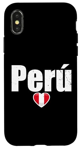 Perú Peru Vintage Peruanische Flagge Peruaner Hülle für iPhone X/XS Perú Peru Vintage Peruanische Flagge Peruaner Hülle für iPhone X/XS von Peruanische Stolz Perú Design Peru Geschenke