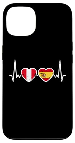 Peru Spanien Vintage Herzschlag Flagge Spanier Peruaner Hülle für iPhone 13 Peru Spanien Vintage Herzschlag Flagge Spanier Peruaner Hülle für iPhone 13 von Peruanische Stolz Perú Design Peru Geschenke